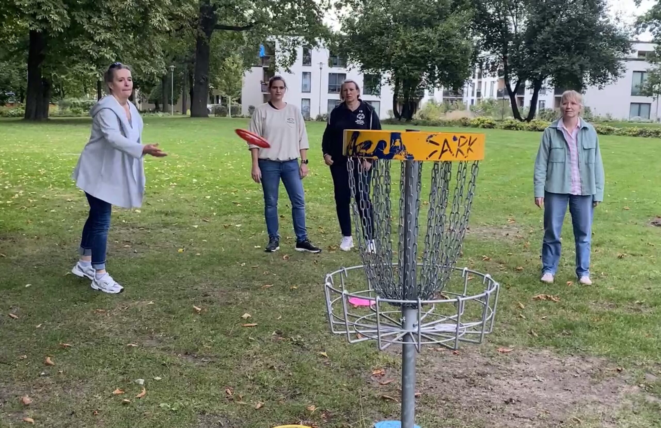 Disc-Golf beim Dankeschön-Tag für Helfer*innen